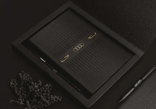 [I80MPD19015] سررسید مشکی لیزری 