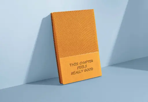 سررسید جلد رنگی  
راه راه برجسته 